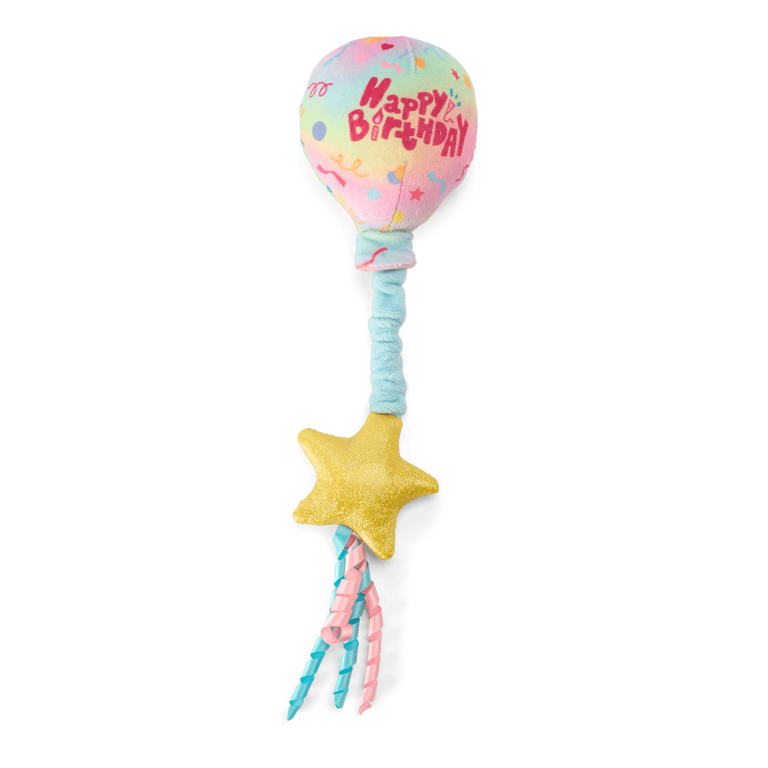 Birthday Party Hot Air Balloon With Bungee Star and Catnip Cat Toy
