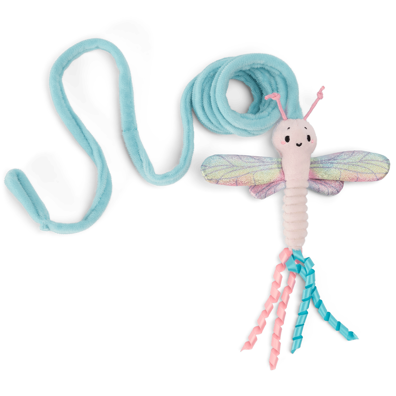 Birthday Party Dragonfly With Springy Ring and Catnip Cat Toy