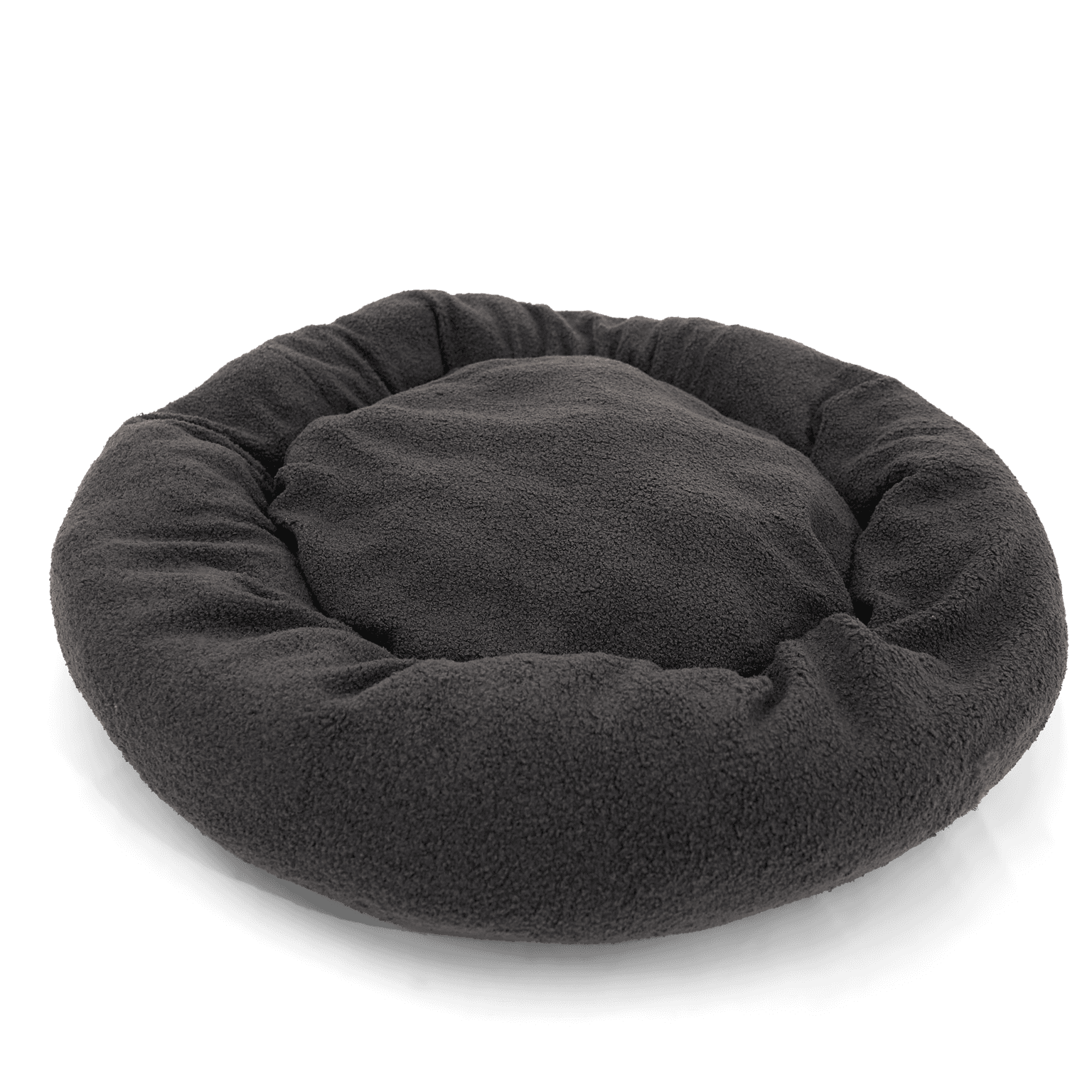 Boucle Doughnut Dog Bed Charcoal