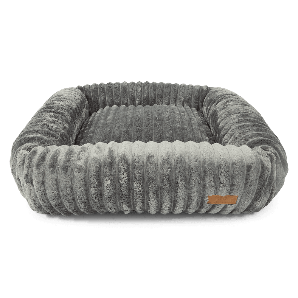 Calming Wide Wale Rectangle Sofa Bed Grey