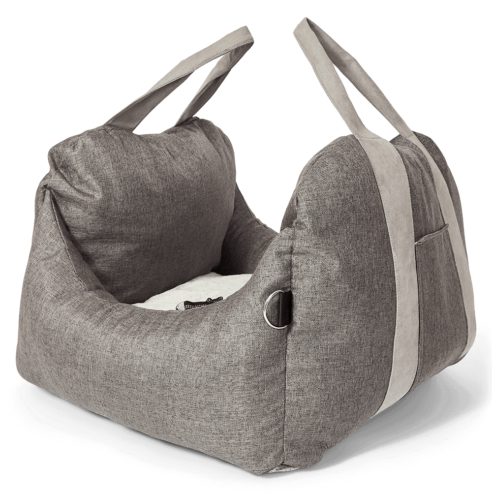 Dog Travel Car Seat Bed Grey
