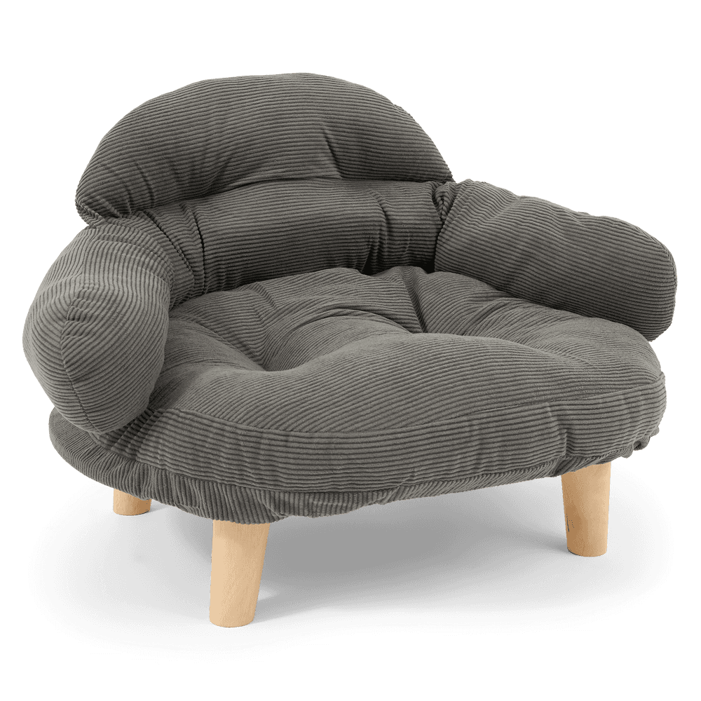 Elevated Pet Sofa Bed Grey