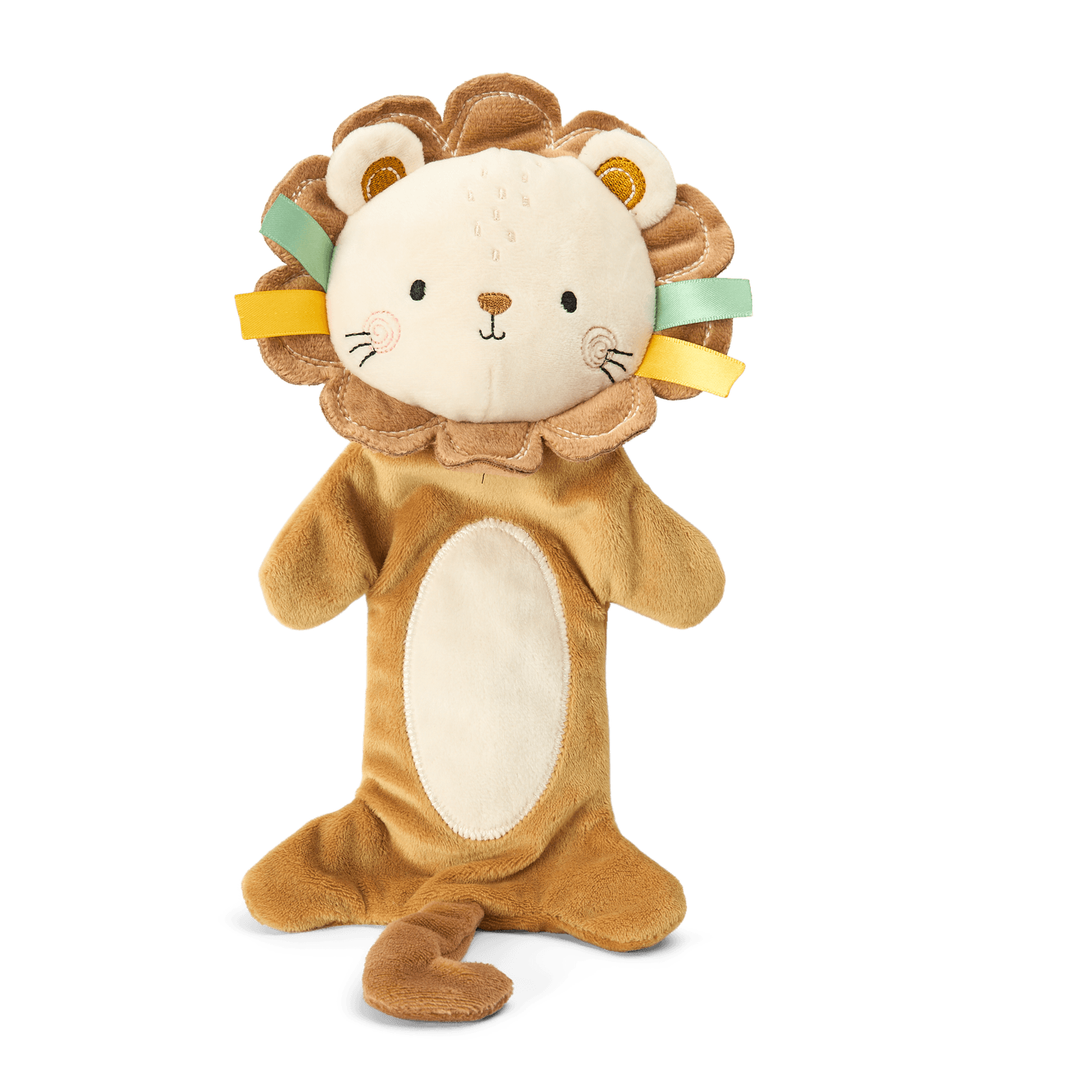 Recycle Life Long Crinkle Lion Plush Dog Toy