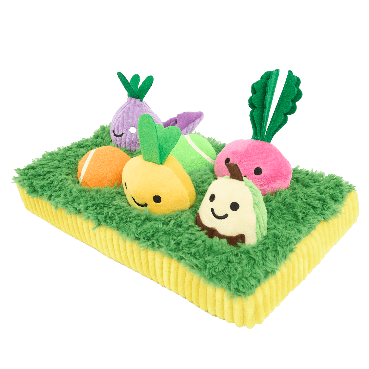 Snuffle Mat Dog Toy Vegetable Garden Style