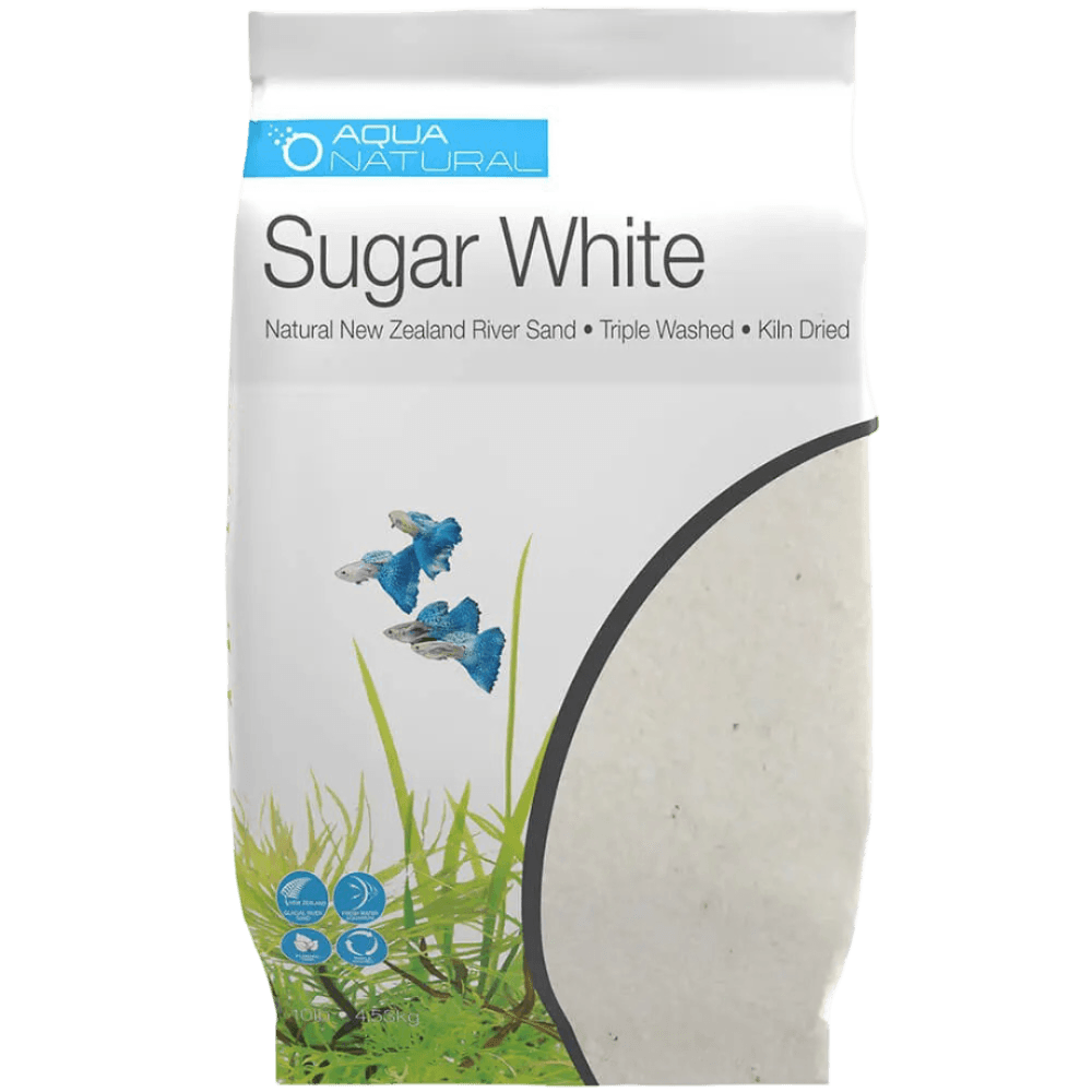 Aqua Natural Sugar White Quartz Aquarium Sand