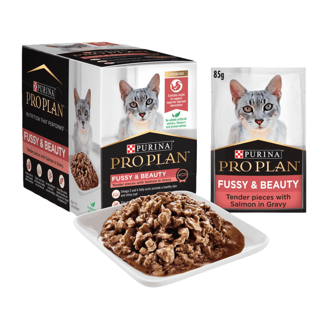 Fussy & Beauty Adult Wet Cat Food Pouches