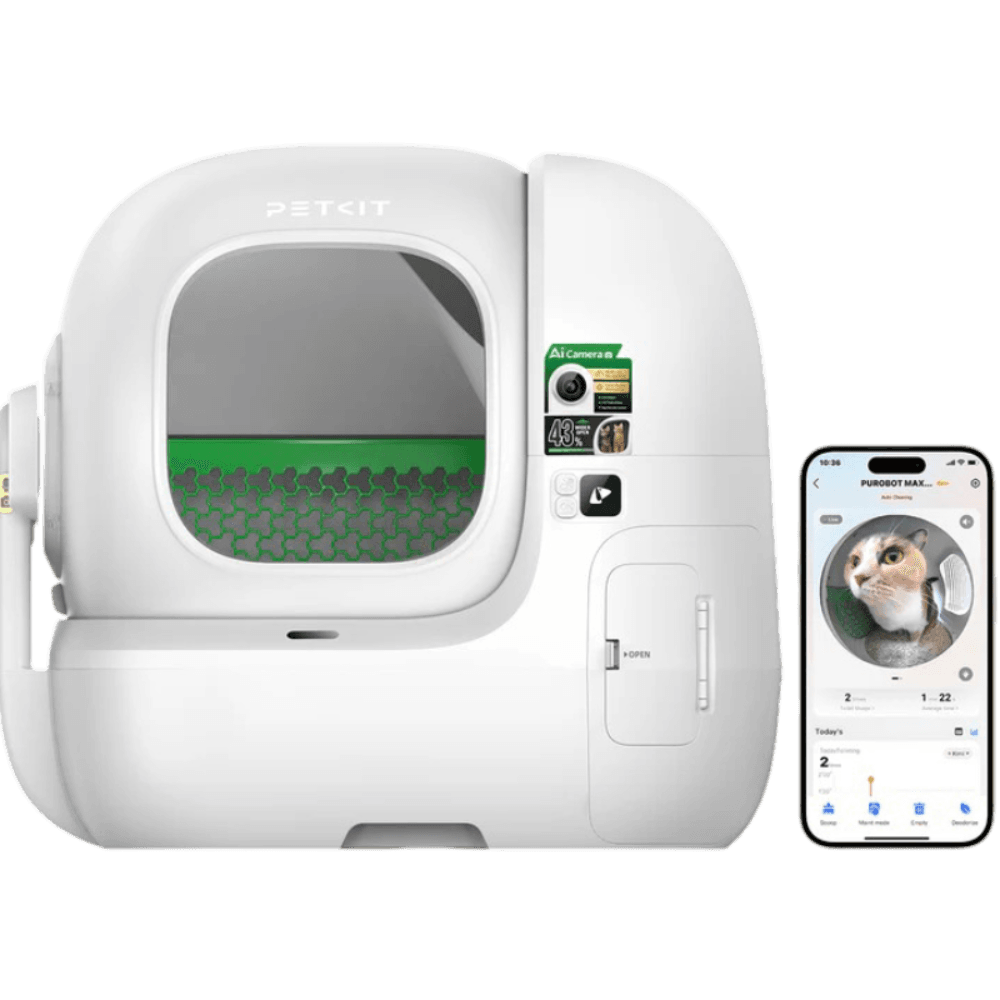 Purobot Max Pro 2 Ai Camera Cat Litter Box