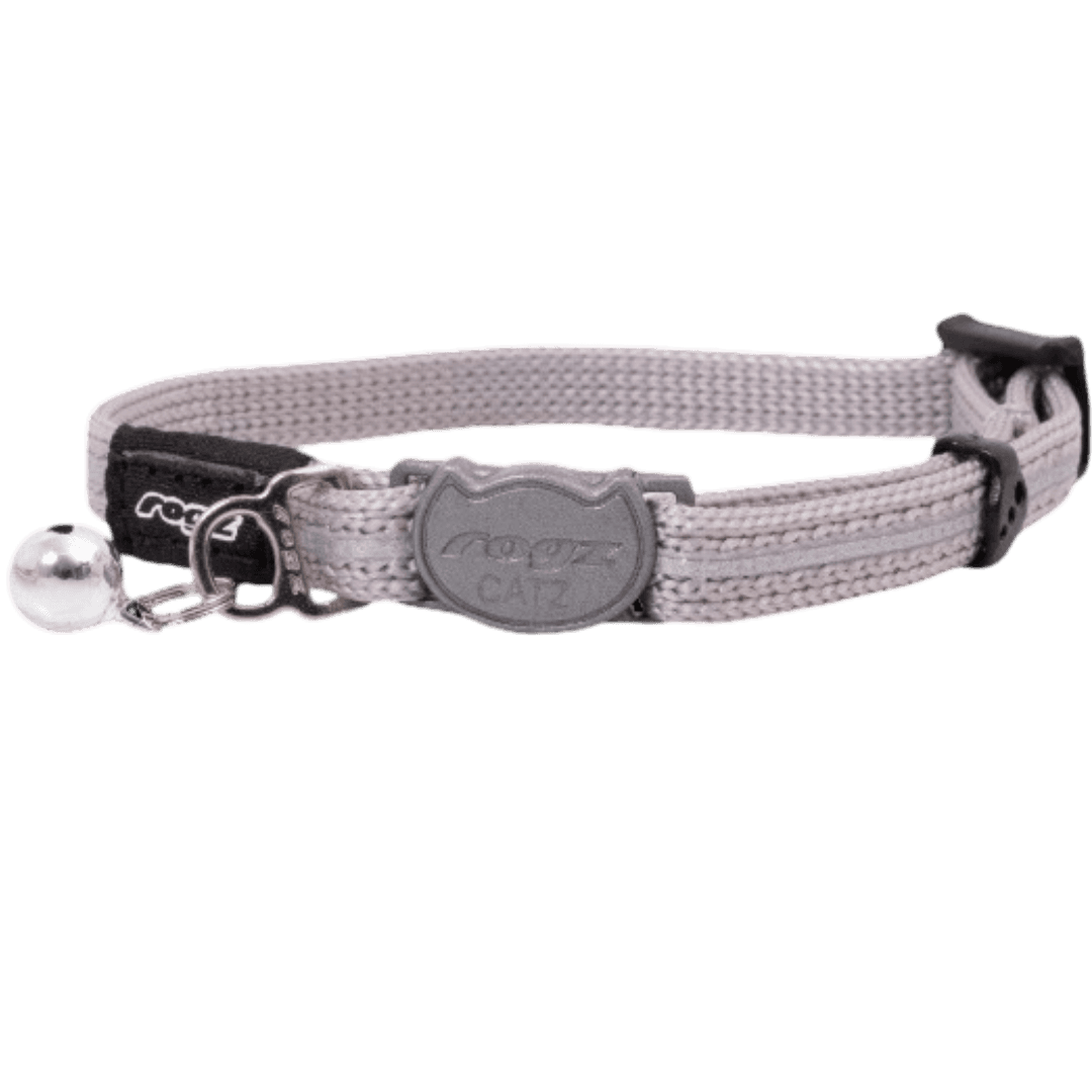 Safeloc Alley Cat Collar in Silver