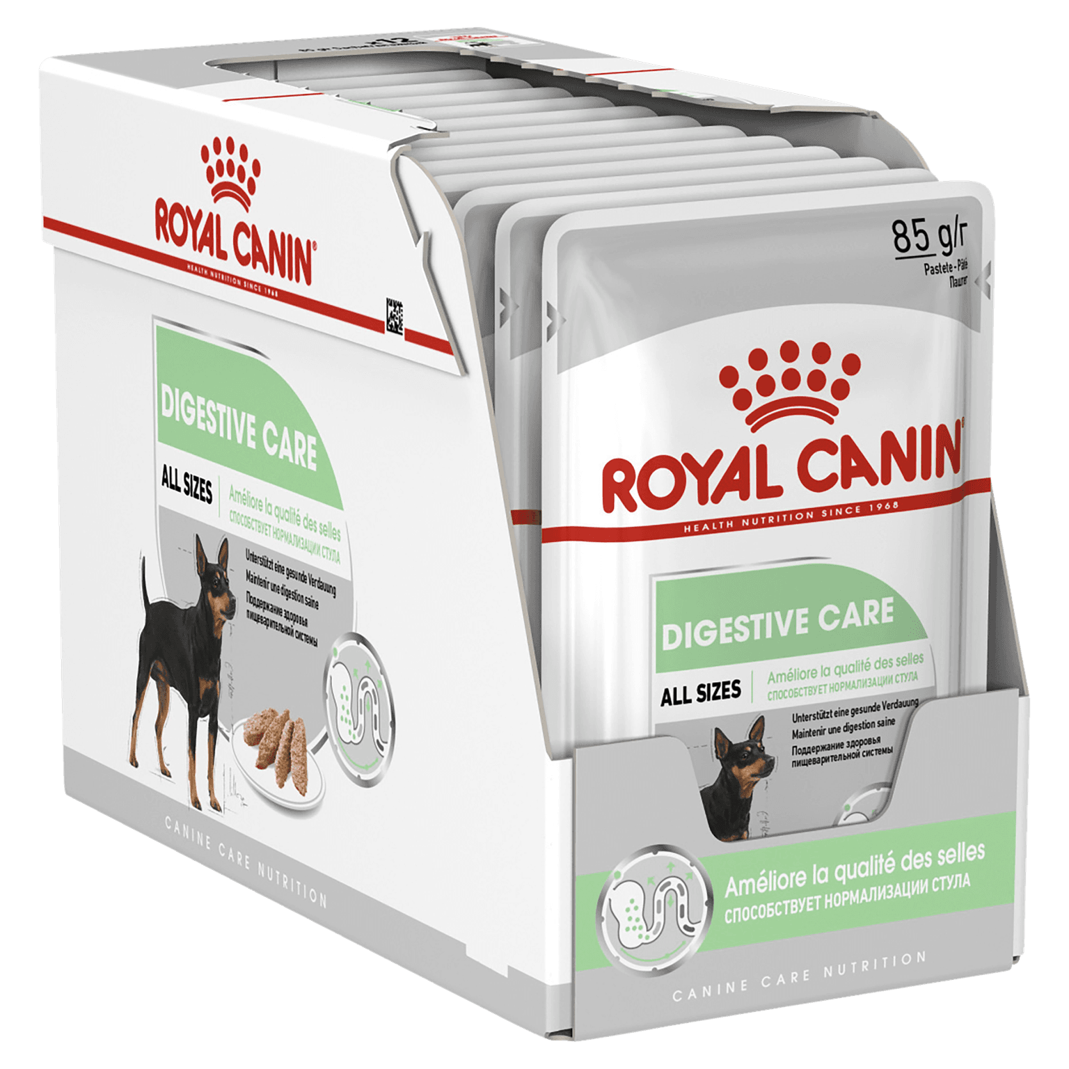 Digestive Care Loaf Adult Wet Dog Food Pouches