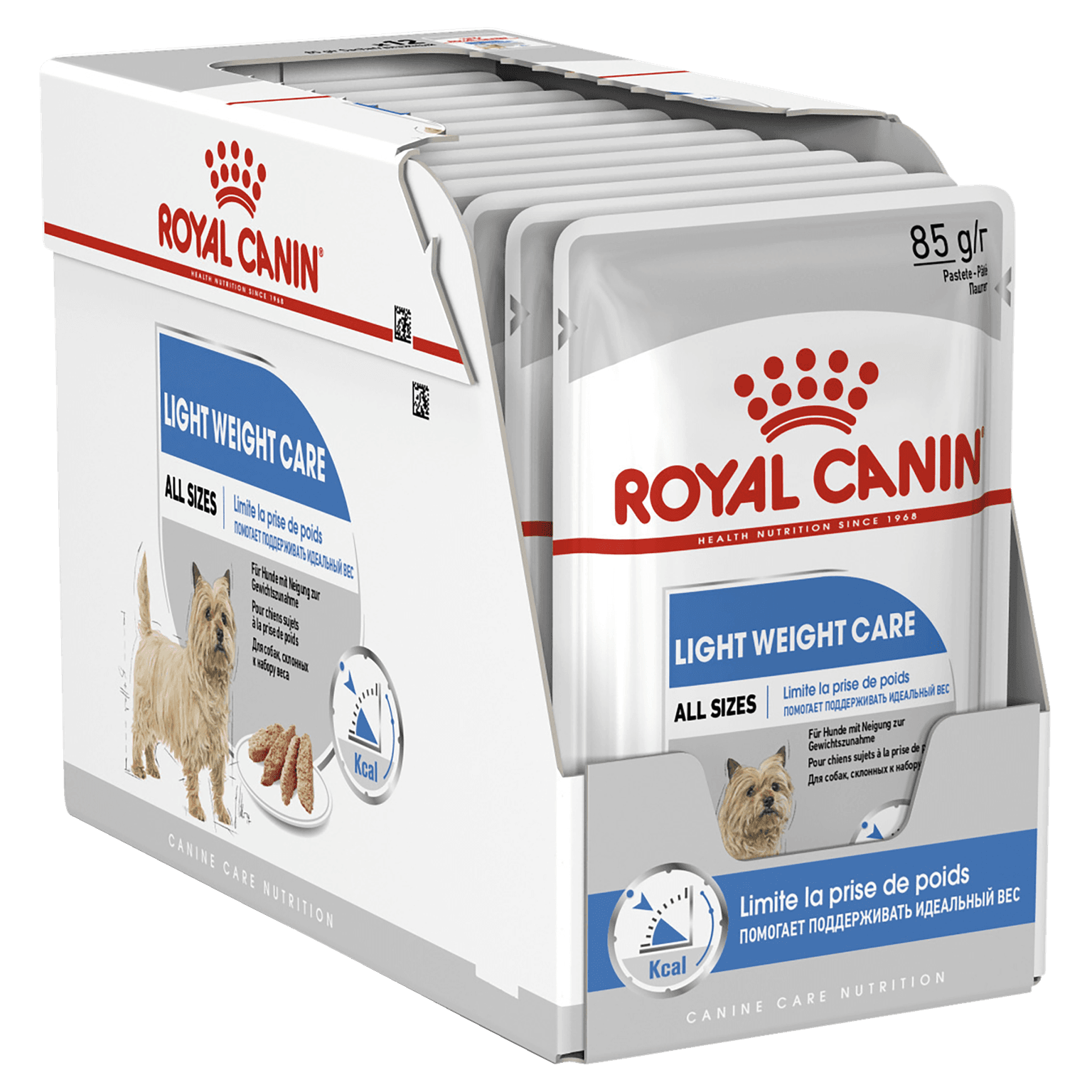 Light Weight Care Loaf Adult Wet Dog Food Pouches