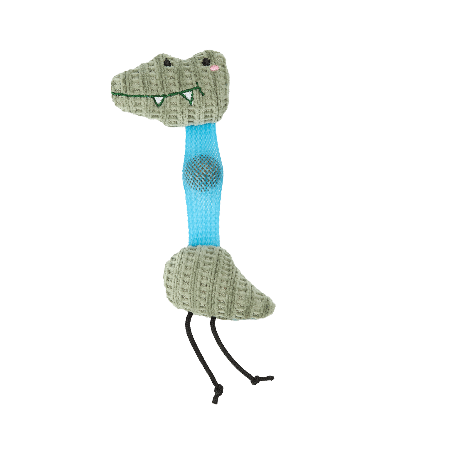 Crocodile With Spring Tube And Catnip Ball Cat Toy