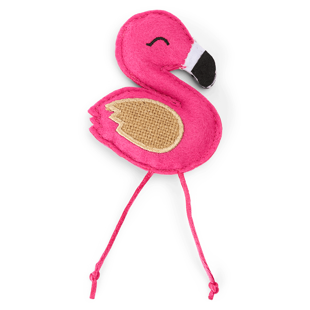 Flamingo With Catnip Cat Toy