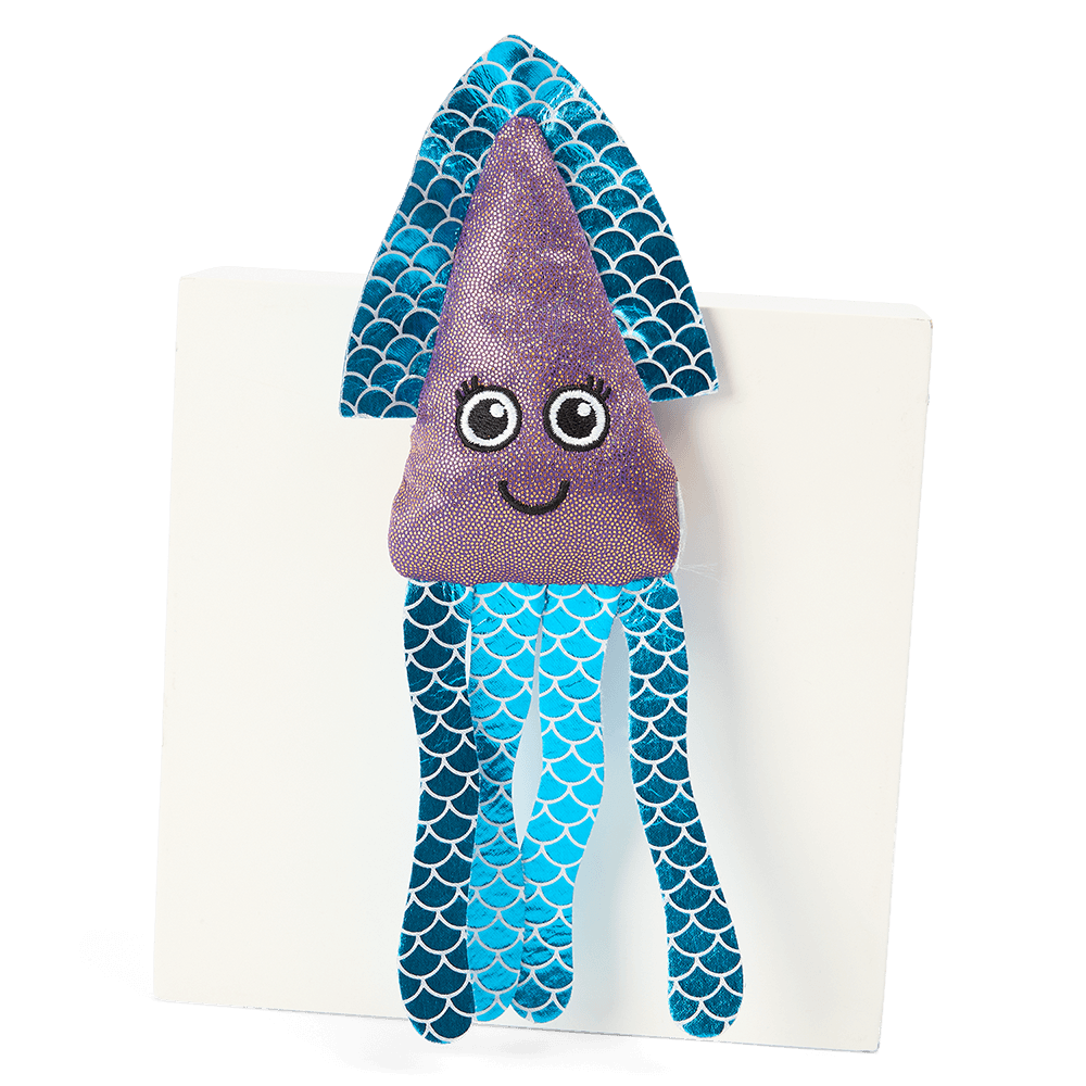 Metallic Squid Kicker With Catnip Cat Toy