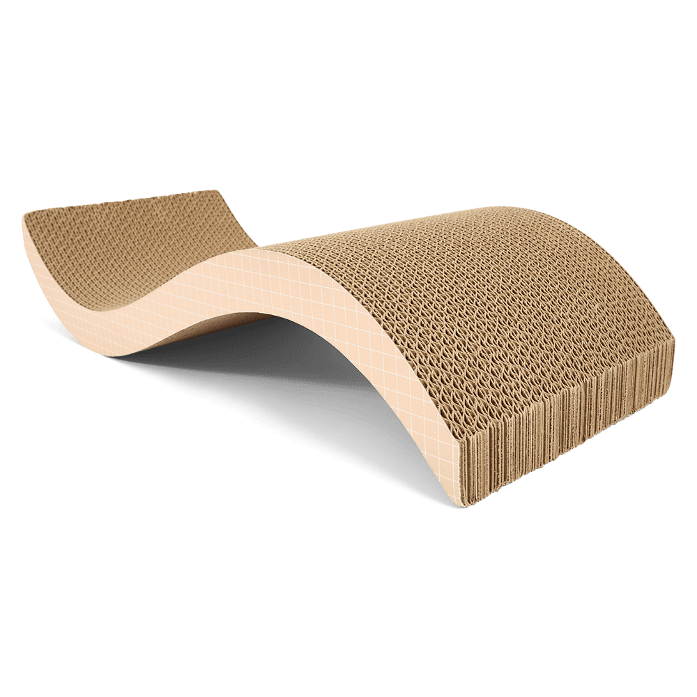 Cat Scratcher S Curve With Catnip