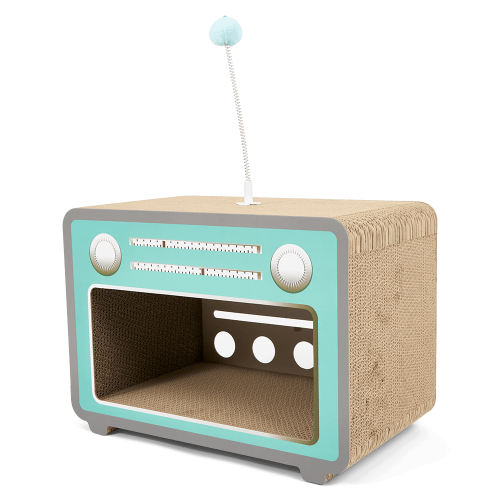 Cat Scratching Radio With Catnip
