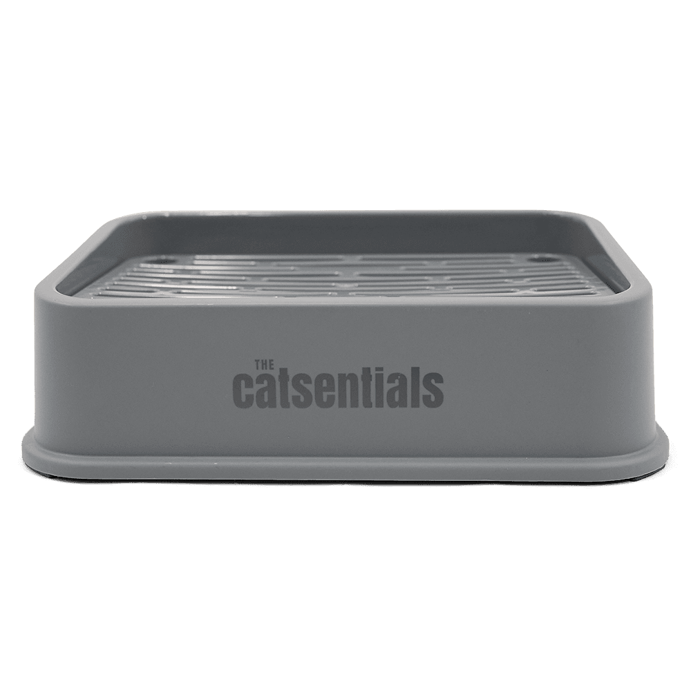 Cat Litter Box Step Grey