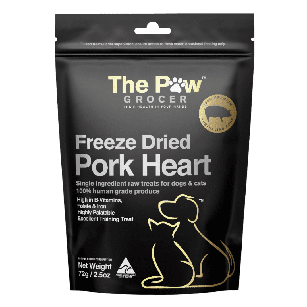 Freeze Dried Pork Hearts Dog And Cat Treats
