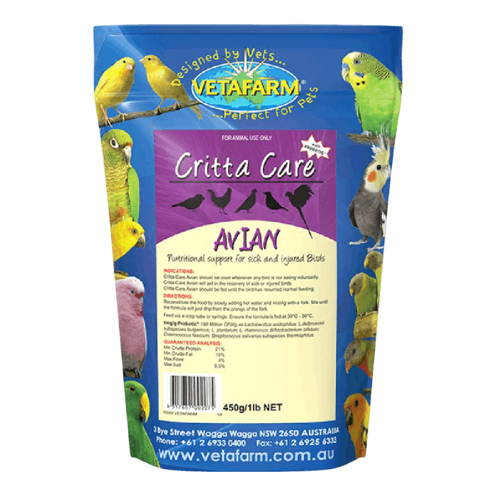 Avian Crittacare Recovery Formula for Birds