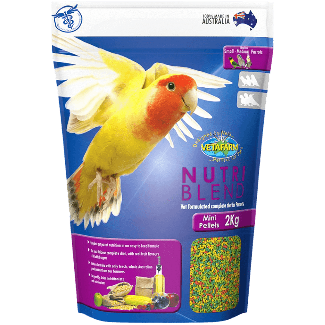 Nutriblend Complete Diet Mini Pellets for Parrots