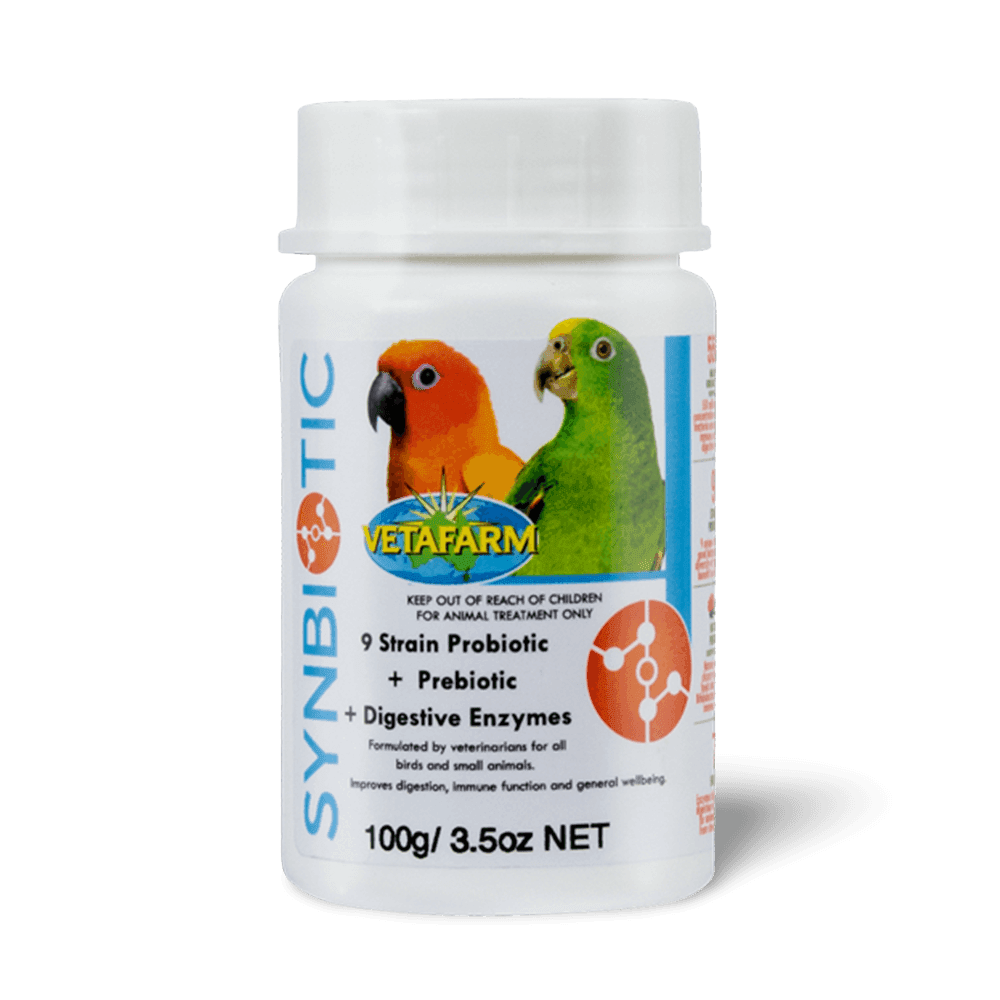 Synbiotic Avian Probiotics for Birds