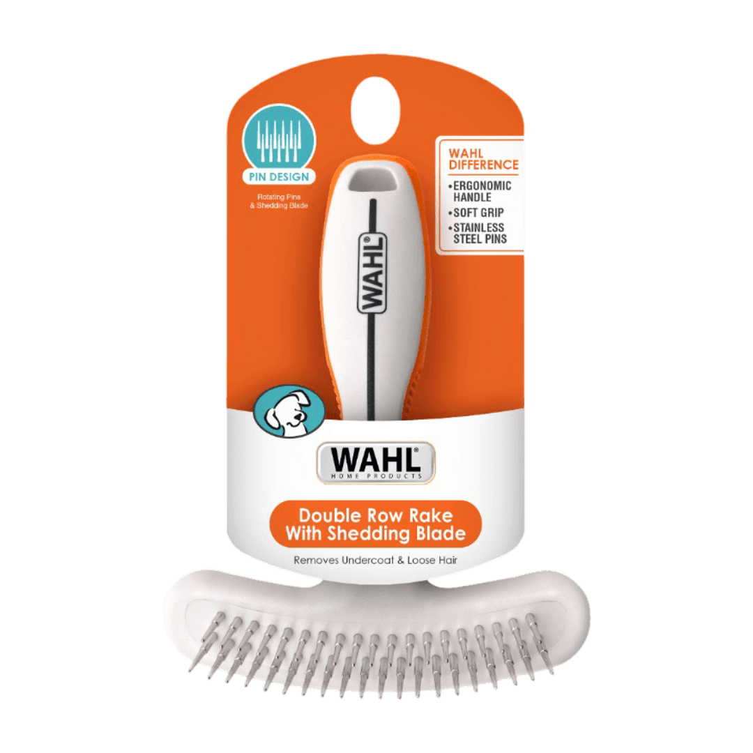 2 In 1 Rake And Shedding Blade Dog Grooming Tool Orange