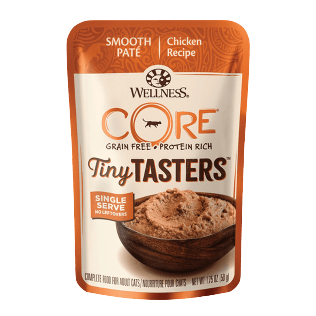 Wellness CORE Tiny Tasters Chicken Pate Adult Wet Cat Food Pouch