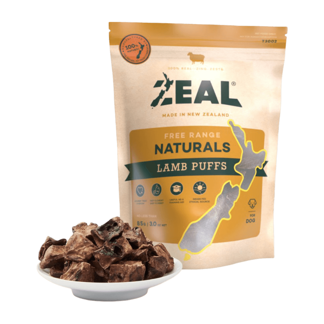Free Range Natural Lamb Puffs Dog Treats