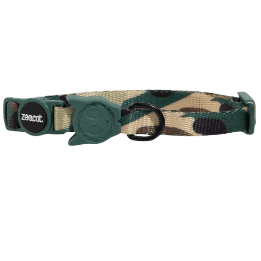 Classic Cat Collar in Jet Camo