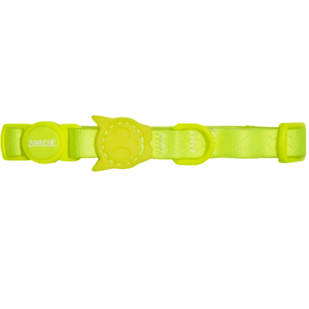 NeoPro Waterproof Cat Collar in Fluro Lime