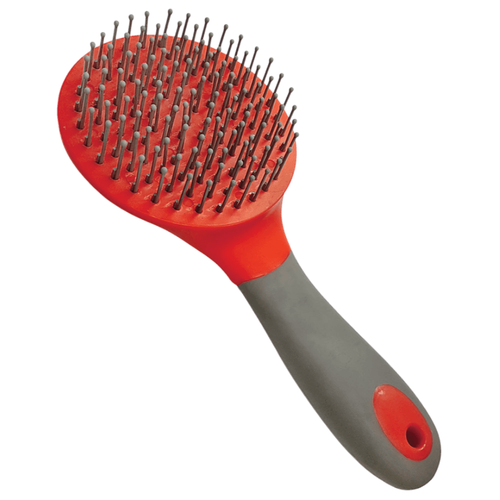 Red Mane And Tail Brush For Horses